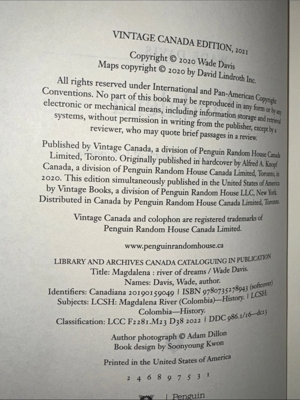 Magdalena River of Dreams by Wade Davis - softcover Book - Picture 8 of 14